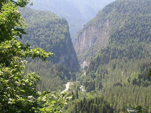 Вид на Юпшарский каньон