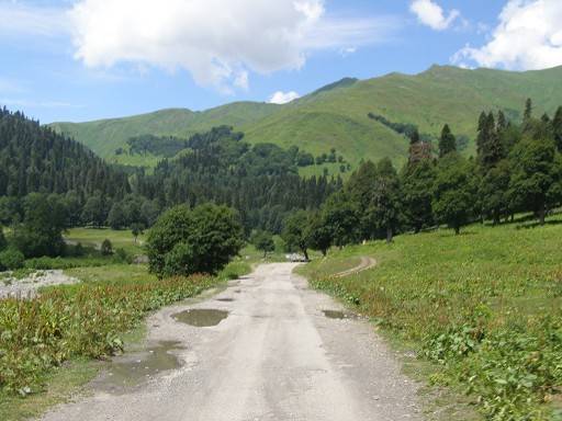 В районе села Аудхара